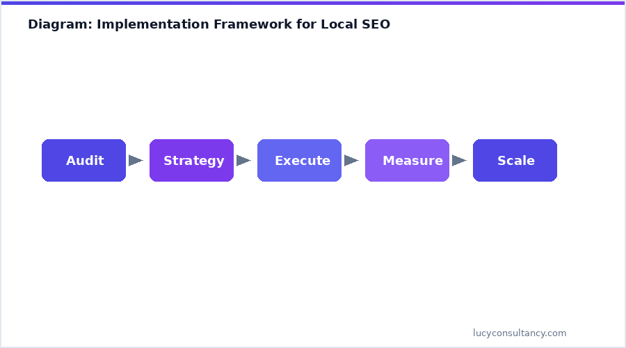 Diagram: Implementation Framework for Local SEO