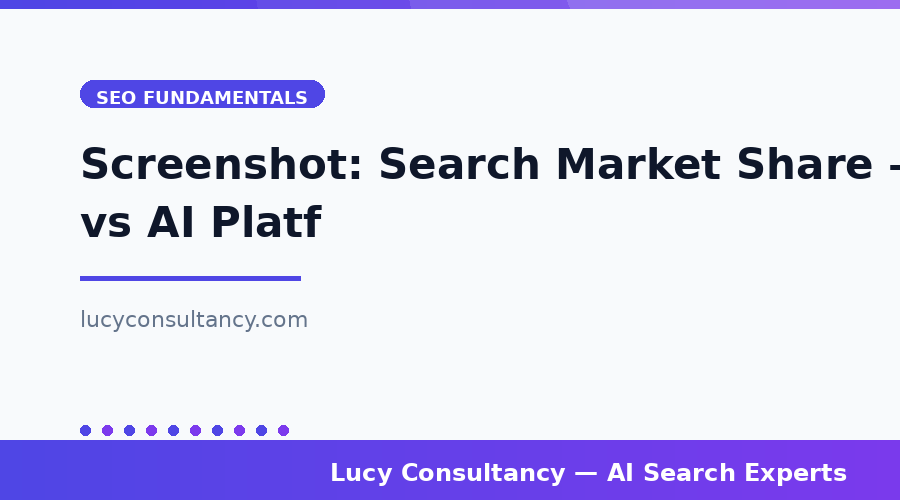 Screenshot: Search Market Share — Google vs Bing vs AI Platforms