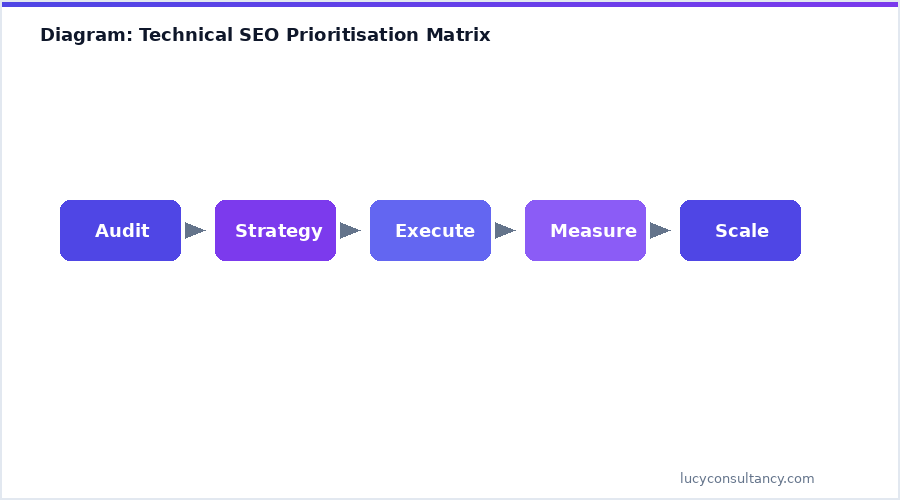 Diagram: Technical SEO Prioritisation Matrix
