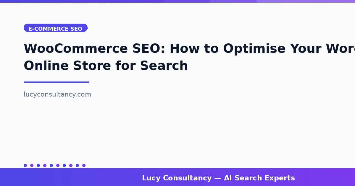 WooCommerce SEO: How to Optimise Your WordPress Online Store for Search