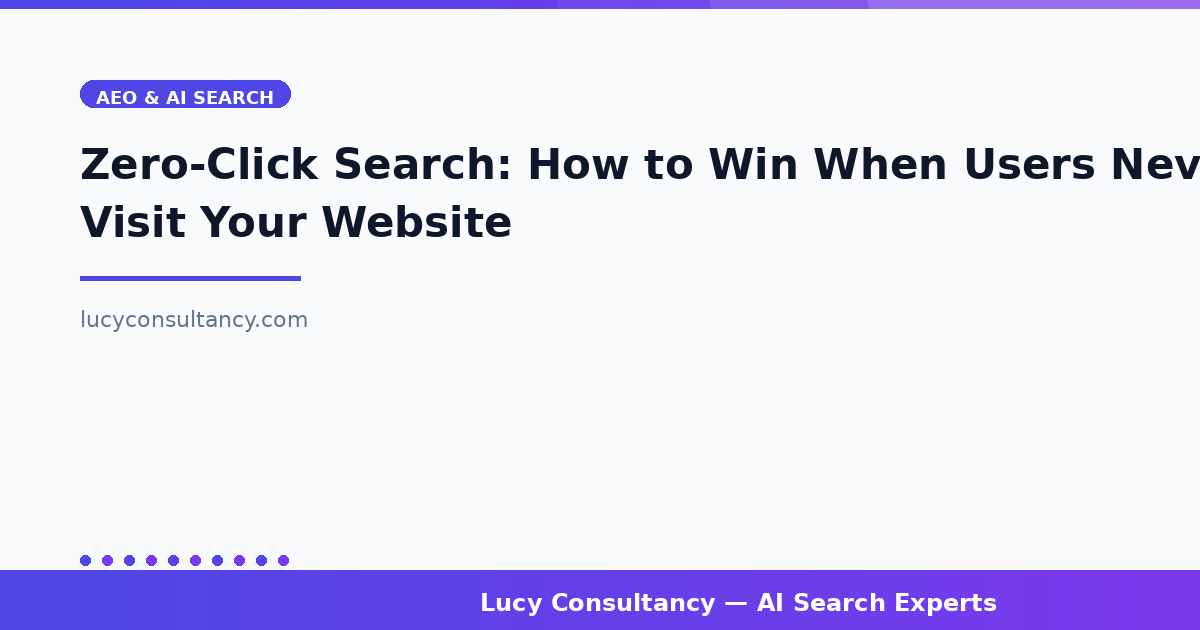 Zero-Click Search: How to Win When Users Never Visit Your Website